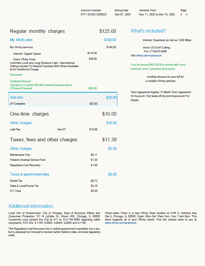  Minol USA business utility bill 
